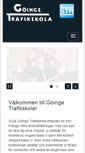 Mobile Screenshot of goingetrafikskola.com